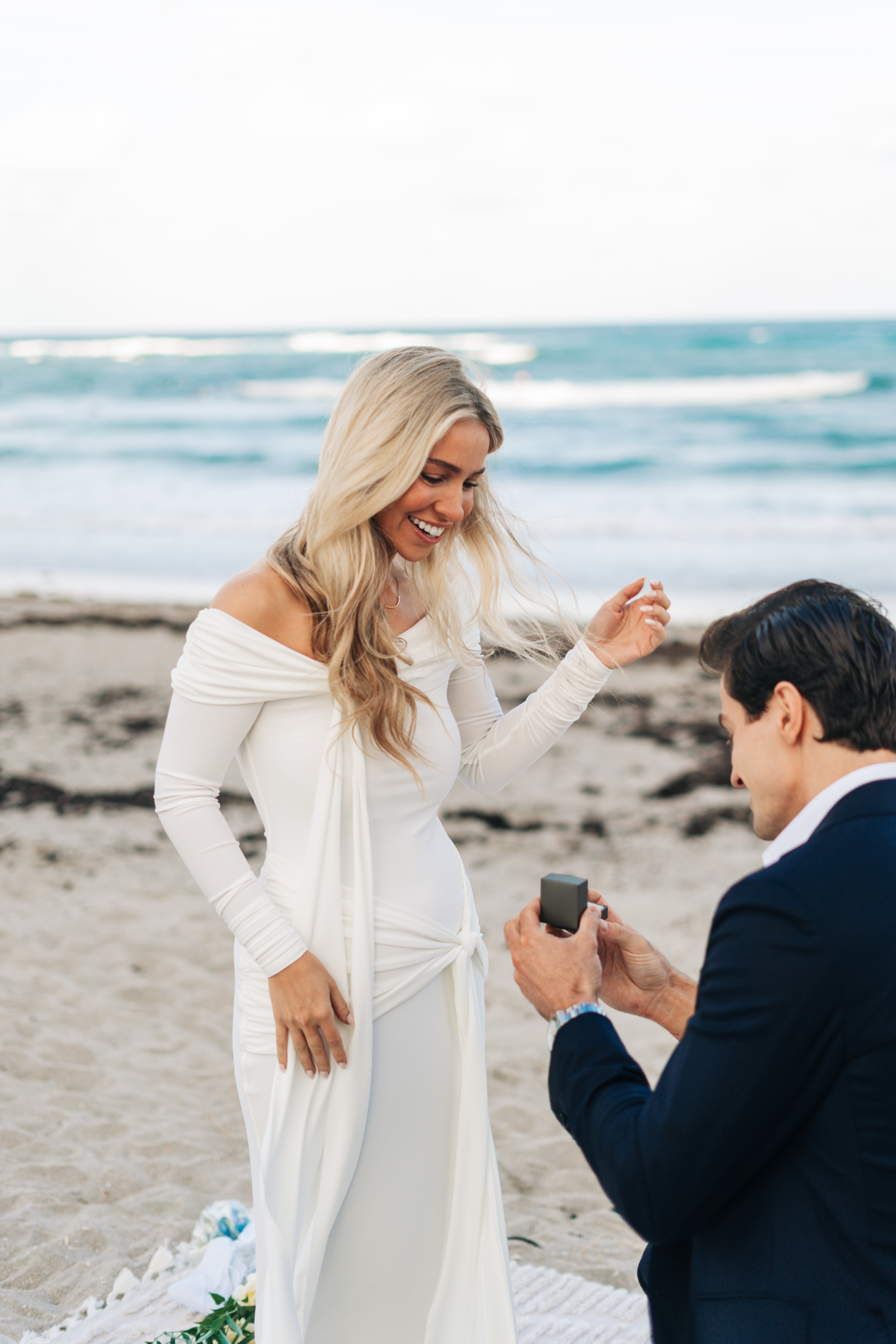 Boca Raton Beach Engagement Photos